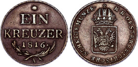 Austria 1 Kreuzer 1816 A