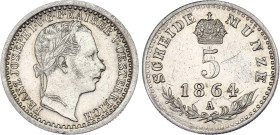 Austria 5 Kreuzer 1864 A