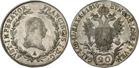 Austria 20 Kreuzer 1819 A