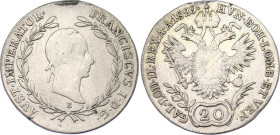Austria 20 Kreuzer 1829 E