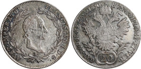 Austria 20 Kreuzer 1830 B