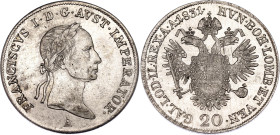 Austria 20 Kreuzer 1831 A