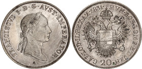 Austria 20 Kreuzer 1831 A