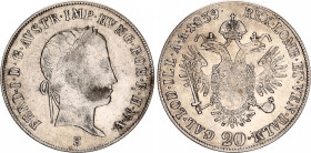Austria 20 Kreuzer 1839 E