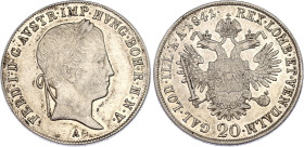 Austria 20 Kreuzer 1841 A