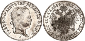 Austria 20 Kreuzer 1841 A