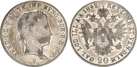 Austria 20 Kreuzer 1842 C