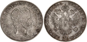 Austria 20 Kreuzer 1844 C