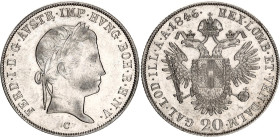 Austria 20 Kreuzer 1846 C