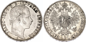 Austria 1 Florin 1859 A