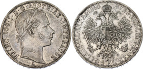 Austria 1 Florin 1860 A
