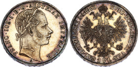 Austria 1 Florin 1863 A