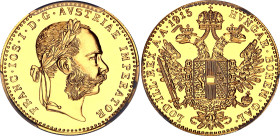 Austria 1 Dukat 1915 Restrike PCGS PR 69 CAM