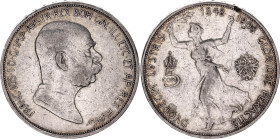 Austria 5 Corona 1908
