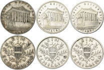 Austria 3 x 1 Schilling 1924 - 1926