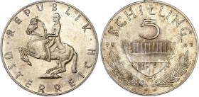 Austria 5 Schilling 1963