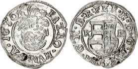 Hungary 1 Denar 1670 KB