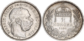 Hungary 1 Korona 1894 KB