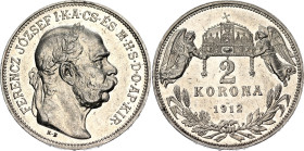 Hungary 2 Korona 1912 KB