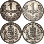 Hungary 2 x 1 Pengo 1927 - 1939 BP