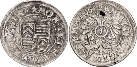 German States Hanau-Munzenberg 3 Kreuzer 1614