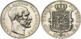 German States Hannover 1 Taler 1849 B