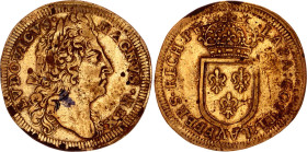 German States Nurnberg Token "Louis XIV" 1643 - 1715 (ND)