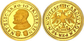 German States Saxony 1 Gulden 1552 (2006) Collectors Copy