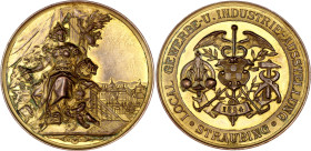 Germany - Empire Medal "Local Gewerbe - U. Industrie - Ausstellund Straubing" 1894