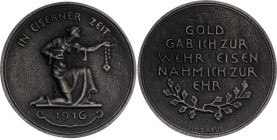 Germany - Empire Iron Medal "In Eiserner Zeit" 1916