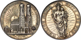 Germany - Empire Bavaria Silver 400th Anniversary Celebration of Inauguration Medal 1894 A.B.