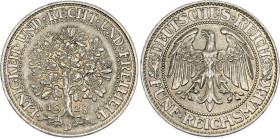 Germany - Weimar Republic 5 Reichsmark 1928 D
