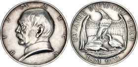 Germany - Weimar Republic Silver Medal "Bismarck - 60th Anniversary of the German Empire" 1931