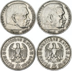 Germany - Third Reich 2 x 2 Reichsmark 1935 - 1936 A
