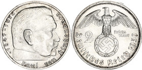 Germany - Third Reich 2 Reichsmark 1939 A