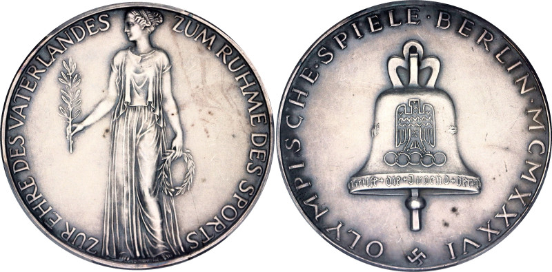 Germany - Third Reich Silver Medal "The Olympic Games in Berlin" 1936

Gad - 1...