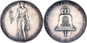 Germany - Third Reich Silver Medal "The Olympic Games in Berlin" 1936