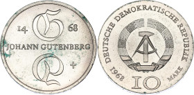 Germany - DDR 10 Mark 1968
