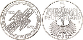 Germany - FRG 5 Deutsche Mark 1952 (2002) D Collectors Copy