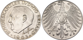 Germany - FRG Silver Medal "Bundeskanzler Ludwig Erhard" 1963