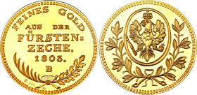 Germany - FRG Silver Medal "Feines Gold Aus Der Fursten = Zeche 1803" 2003 B