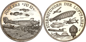 Germany - FRG Silver Medal "Junkers "Ju 52" - Lufthansa" 2nd Half of 20th Century