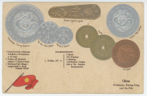 Germany Post Card "Coins of China" 1904 - 1937 (ND)