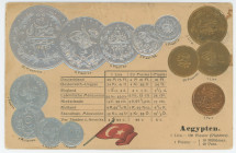 Germany Post Card "Coins of Egypt" 1912 - 1937 (ND)