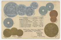 Germany Post Card "Coins of France" 1912 - 1937 (ND)