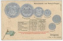 Germany Post Card "Coins of Uruguay" 1904 - 1912 (ND)