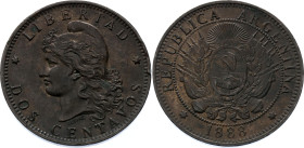 Argentina 2 Centavos 1888