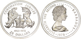 Barbados 25 Dollars 1978
