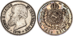 Brazil 1000 Reis 1879