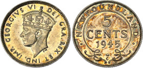 Canada Newfoundland 5 Cents 1945 C